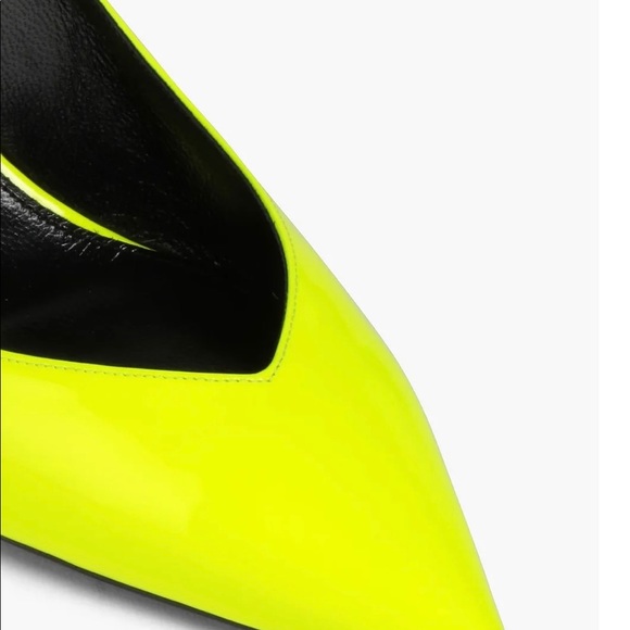 Neon Yellow Kiki Pumps - Picture 4 of 6